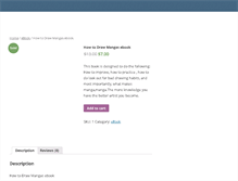 Tablet Screenshot of howtodrawmangas-shop.com